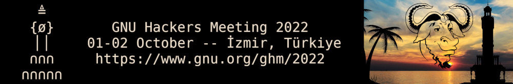 GNU Hackers Meeting 2022 banner